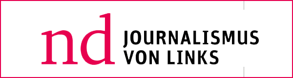 Logo ND Journalismus von links