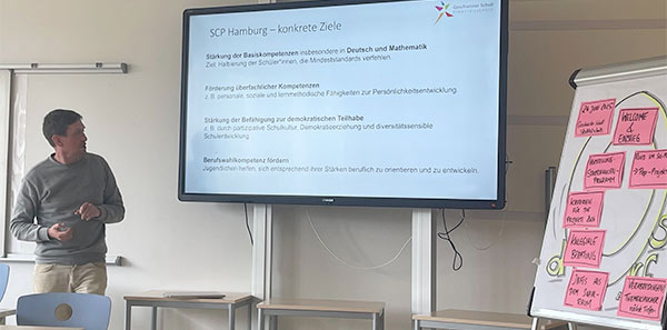 Präsentation der Ziele der Geschwister-Scholl-Schule