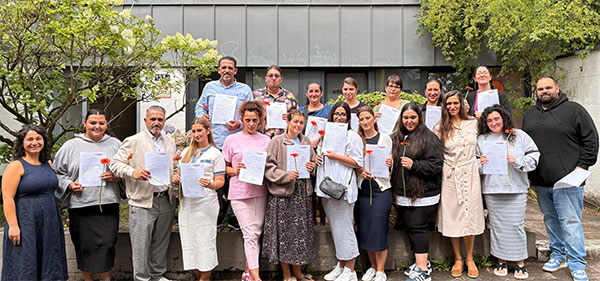 Mitglieder des Sinti-Vereins