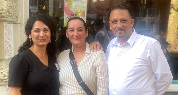 Mitglieder des Sinti-Vereins