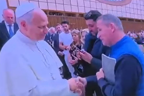 Alexander Diepold beim Papast