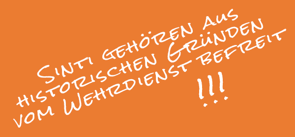 Wehrpflichtbefreiung f&uuml;r Sinti und Roma